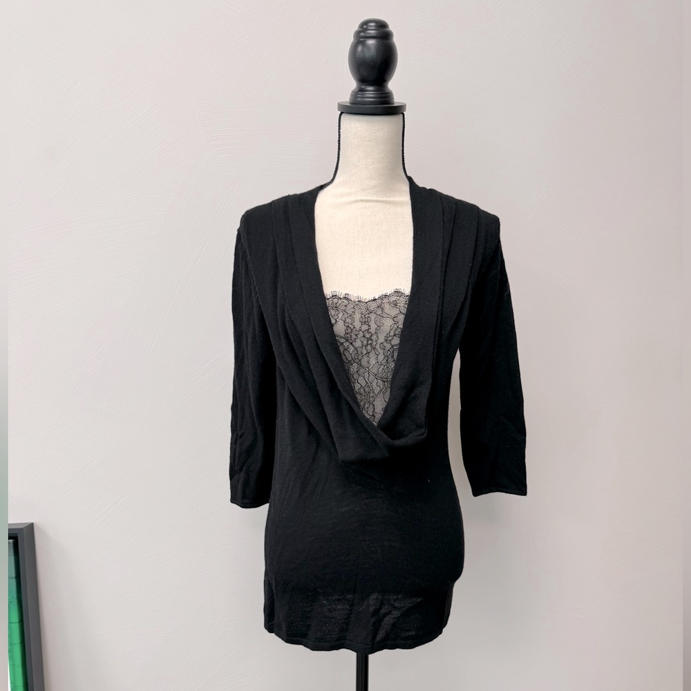 Catherine Malandrino Wool Cowl Neck Sweater